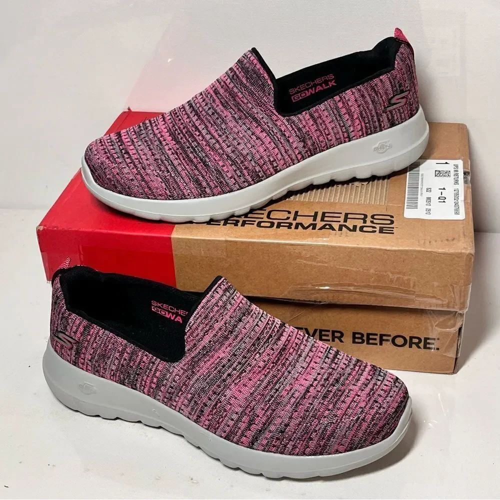 Skechers GOwalk Joy Ons-Everly Washable Two-Toned Knit Slip